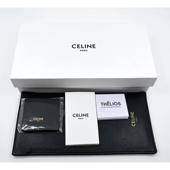 NEW CELINE CL4240IS 53A HAVANA WITH GOLD EMBELLISHMENT SUNGLASSES AUTHENTIC - Picture 5 of 10